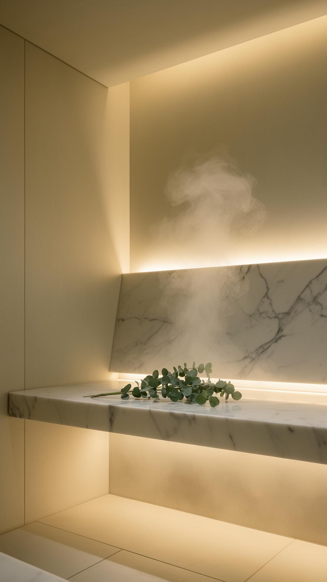 Aromatherapy steam